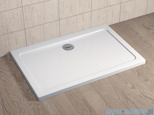 Radaway Kabina prysznicowa Almatea Kdj 80x100 prawa szkło przejrzyste + brodzik Doros D + syfon 32149-01-01NR