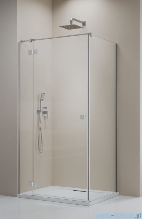 Radaway Essenza 8 Brushed Nickel Kdj kabina 100x120cm lewa szczotkowany nikiel 10480612-01-01L/10470337-91-01L/10113120-01-01