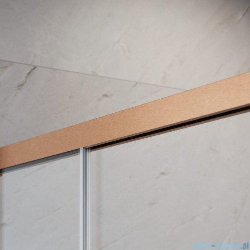 Radaway Idea DWJ Brushed Copper drzwi wnękowe 105cm lewe szczotkowana miedź 387021-93-01L