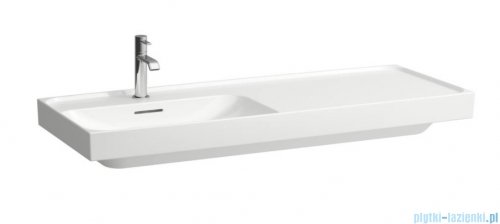 Laufen Meda umywalka ścienna z powłoką LCC (LAUFEN Clean Coat) 120x46cm biała H8171104001041