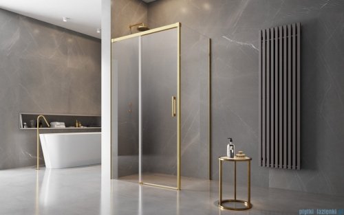 Radaway Idea Gold Kdj kabina 100x110cm lewa złoty połysk/szkło przejrzyste 387040-09-01L/387053-09-01R