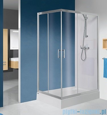 Sanplast TX KN/TX5b kabina prostokątna 80x120x190 cm przejrzysta 600-271-0210-38-401