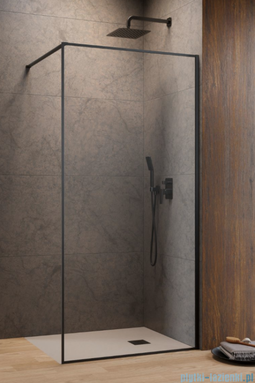 Radaway Modo F II Brushed GunMetal kabina Walk-in 70x2010cm Szczotkowany Grafit szkło przejrzyste 10409074-92-01