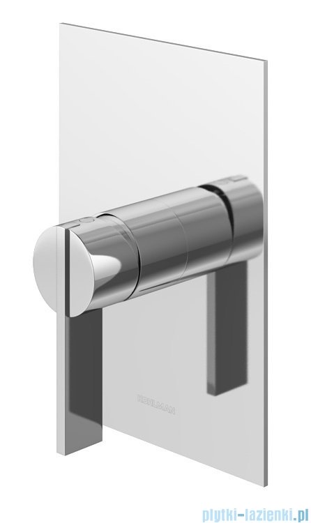 Kohlman Dexame zestaw prysznicowy z deszczownicą kwadratową 25x25 cm chrom QW220DQ25