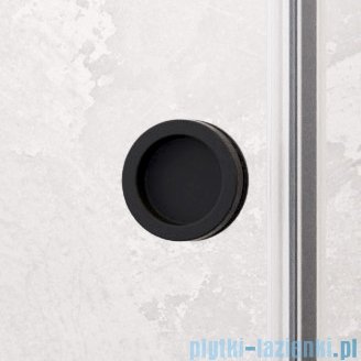 Radaway Furo SL Black DWJ drzwi 100cm lewe czarny mat/szkło przejrzyste 10307522-54-01L/10110480-01-01