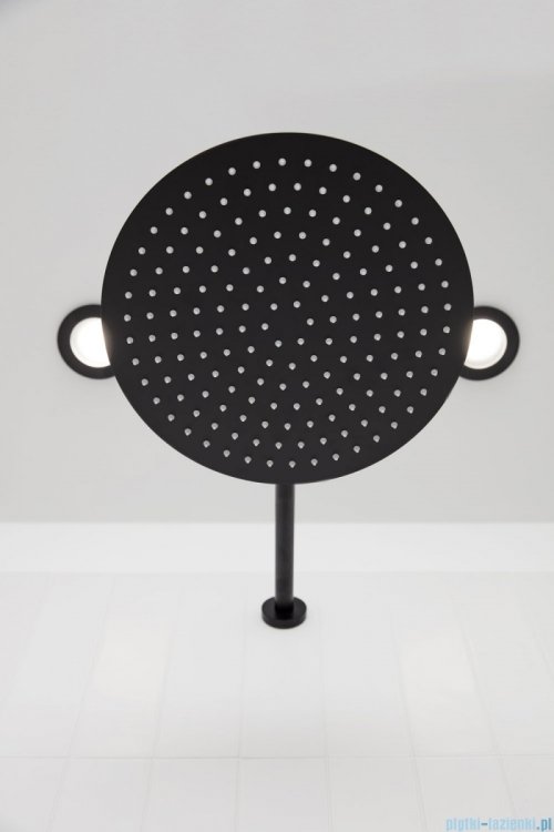 KFA MOZA BLACK podtynkowy zestaw prysznicowy z baterią 3 funkcyjną czarny 5039-501-81