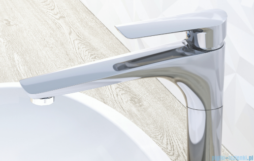 KFA TANZANIT bateria umywalkowa nablatowa z obrotową wylewką chrom 5022-712-00