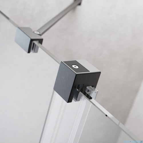 Radaway Furo Brushed GunMetal PND II parawan nawannowy 120cm prawy szczotkowany grafit 10109638-92-01R/10112594-01-01