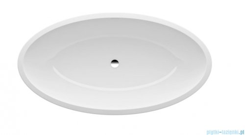 Laufen Pebble wanna wolnostojąca konglomeratowa biała 170 x 90 cm H2239420000001