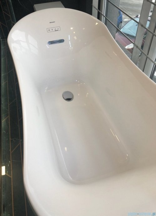 Bravat wanna wolnostojąca  z hydromasażem 170x75 biała BT - Relax (Hydro)