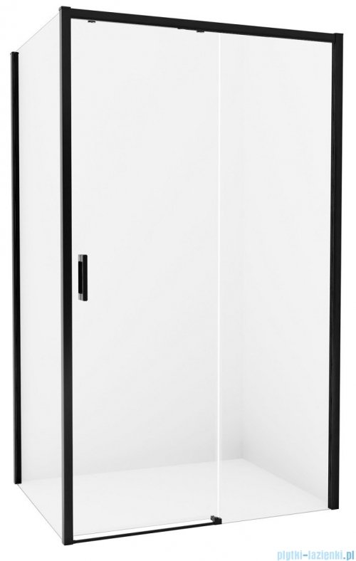 New Trendy Prime Black kabina prostokątna 110x90x200 cm prawa przejrzyste D-0319A/D-0129B