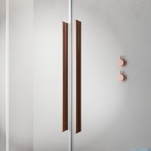 Radaway Furo SL Brushed Copper KDD kabina 110x100cm szczotkowana miedź 10305110-93-01L/10305100-93-01R