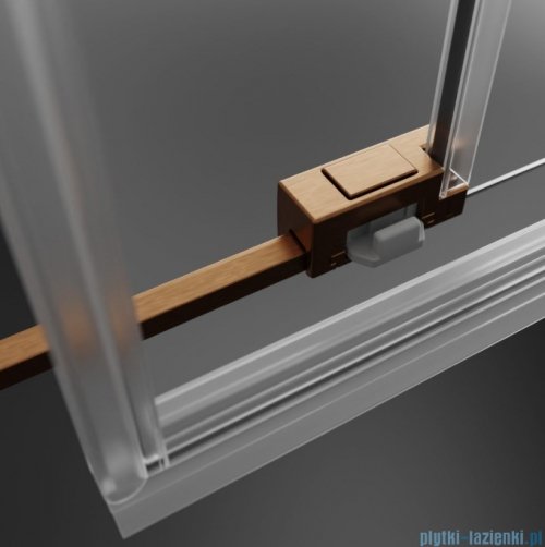 Radaway Idea 6 DWD Brushed Copper drzwi wnękowe 160cm szczotkowana miedź 387126-93-01