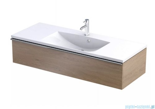 Oristo Etna Konsola podumywalkowa wisząca 120x45x25 dąb kamienny OR52-SD1S-120-78