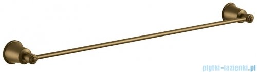 Omnires Art Line wieszak na ręcznik 65 cm brąz antyczny AL53216BR