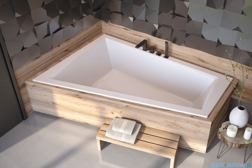 Besco Intima Duo Slim 180x125cm wanna asymetryczna lewa #WAID-180-SL