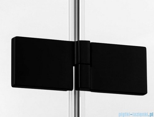 New Trendy Avexa Black kabina prostokątna 110x80x200 cm przejrzyste prawa EXK-1834