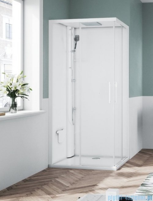 Novellini Glax 1 2.0 kabina standard 90x70 lewa biała G21A9070SMF-1UU
