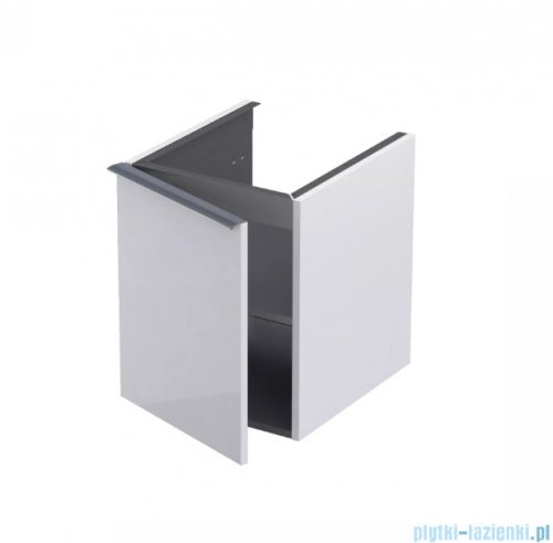 Oristo Etna szafka niska lewa 40x50x45cm Biały połysk OR52-SN1D-40-1-L