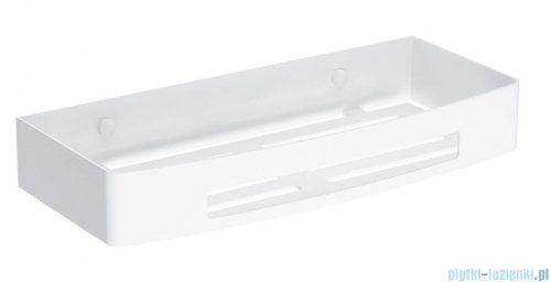 Omnires Uni koszyk prysznicowy mocowany do ściany biały mat UN10331WM