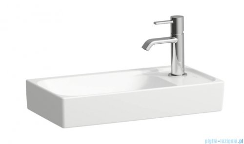 Laufen Meda umywalka ścienna prawa 46x23cm biały mat H8151137571141