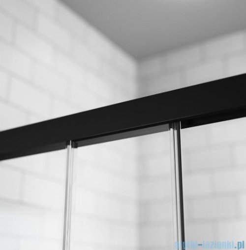 Radaway Idea Black Kdd kabina 120x90cm czarny mat/szkło przejrzyste 387064-54-01L/387060-54-01R