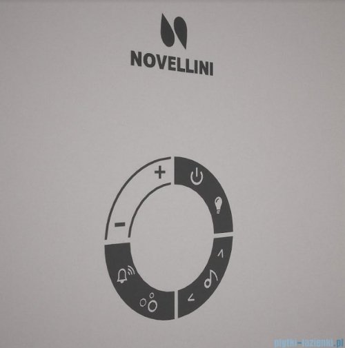 Novellini Skill 2A kabina z hydromasażem prawa perłowy szary 120x100 SKIA210DM1F-1AN3