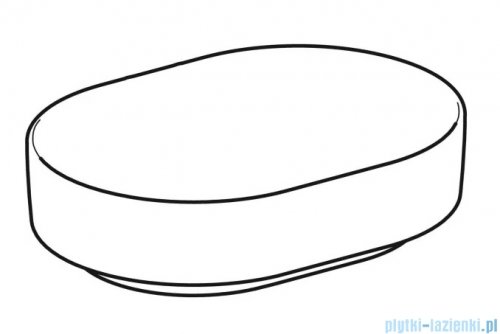 Geberit VariForm Umywalka owalna stawiana na blat 55x40cm KeraTect 500.774.00.2