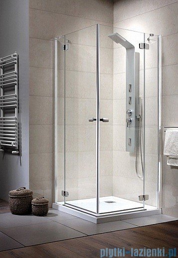 Radaway Kabina prysznicowa Fuenta KDD 100x80 szkło intimato