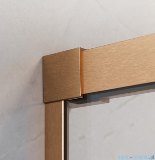Radaway Idea 6 DWD Brushed Copper drzwi wnękowe 160cm szczotkowana miedź 387126-93-01