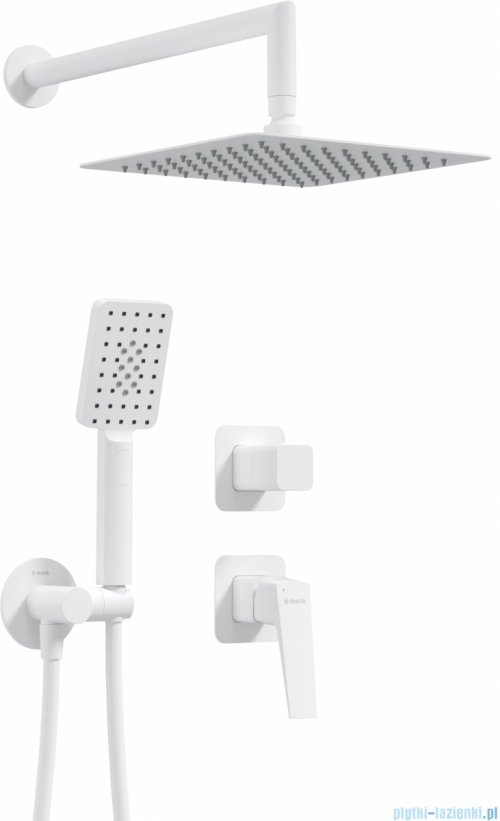 Deante Blur Zestaw prysznicowy podtynkowy bianco NQL_A9YK