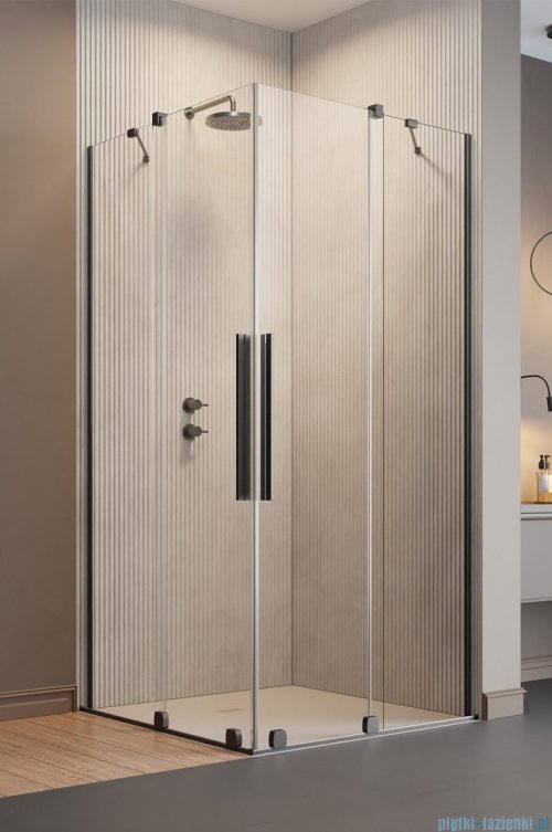 Radaway Furo Brushed GunMetal KDD kabina 120x80cm szczotkowany grafit 10105120-92-01L/10105080-92-01R