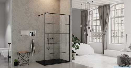 New Trendy New Modus Black Walk-In 120x200cm przejrzyste EXK-0105