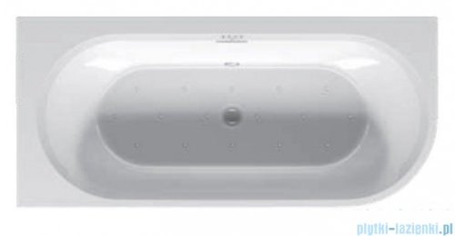Riho Desire Corner Led wanna narożna z hydromasażem Riho Fall napełnianie przez przelew Sparkle Mood prawa 180x84cm B087010005