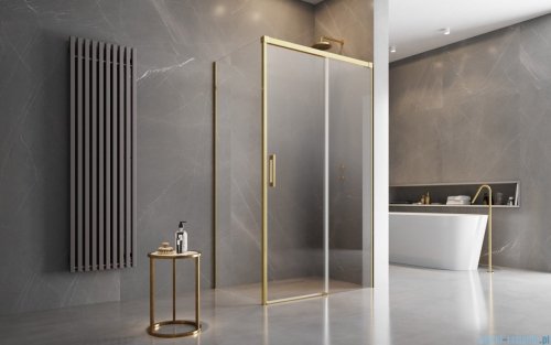 Radaway Idea Gold Kdj kabina 160x100cm prawa złoty połysk/szkło przejrzyste 387046-09-01R/387052-09-01L