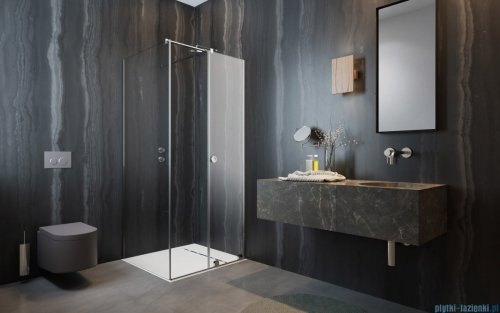 Radaway Furo KDJ RH kabina 90x80cm prawa szkło przejrzyste 10104442-01-01RU/10110460-01-01/10113080-01-01