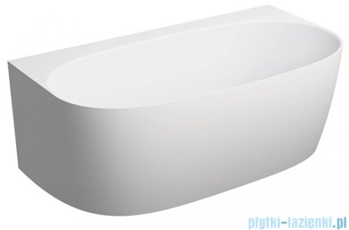 Omnires Valencia M+ wanna przyścienna 158x86 cm biały mat VALENCIAWPBM