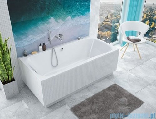 Sanplast Luxo WP/LUXO wanna prostokątna bez obudowy 180x80 cm + stelaż 610-370-0150-01-000