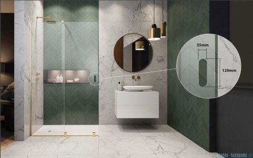Radaway Furo Kdj Brushed GunMetal kabina 90x110cm prawa szczotkowany grafit 10104472-92-01R/10110430-01-01/10113110-01-01
