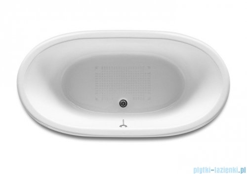 Roca Newcast Classic wanna owalna 170x85cm niebieski korpus zewnętrzny A233650004
