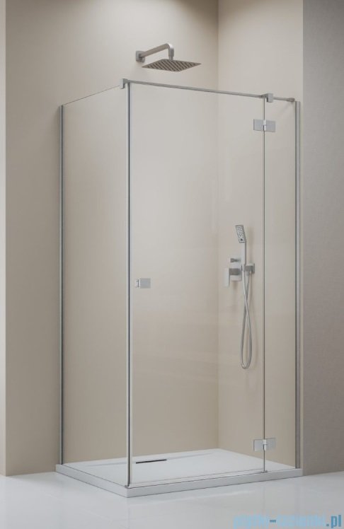 Radaway Essenza 8 Brushed Nickel Kdj kabina 100x100cm prawa szczotkowany nikiel 10480612-01-01R/10470337-91-01R/10113100-01-01