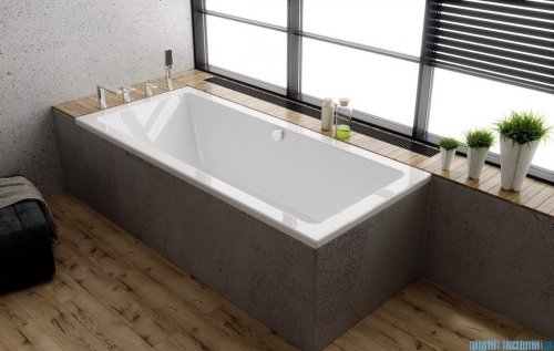 Riho Lusso wanna prostokąta 180x90cm z hydromasażem BLISS lewa B026005005