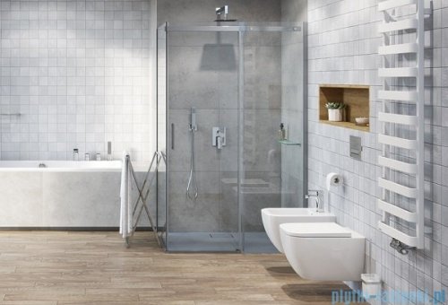 Excellent Lavano Brodzik 100x100  kwadratowy SLIM z pokrywą beton BREX.1102.100.100.CON