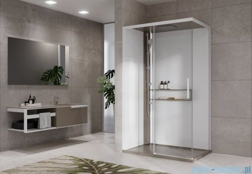 Novellini Glax 2 2.0 kabina z hydromasażem 120x90 lewa corda G222P290ST1-1TU
