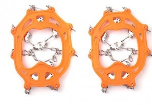 RAKI NA BUTY ŚNIEG LÓD STALOWE KOLCE ŁAŃUCHY +ETUI