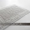 Srebrny dywanik łazienkowy Moca Design