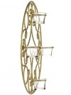 Świecznik wiszący Aluro Field - złoty 40 cm