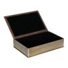 Książka ozdobna - pudełko złote 30x20x6,5 cm
