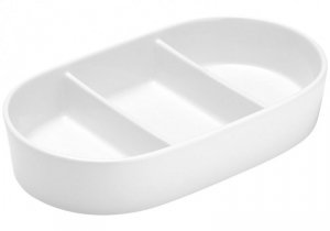 Ladelle Terazzo Segment Bowl miseczka biała 3-częściowa  L61845