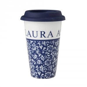 Laura Ashley BLUEPRINT - kubek COFFEE TO GO 370 ml - SWEET ALLYSUM